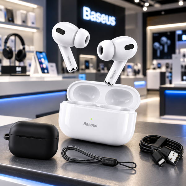 Baseus ANC Wireless Earbuds – Premium Noise Cancelling Earphones