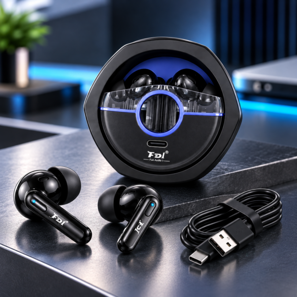 FDI AirBuds Wireless Bluetooth Earbuds