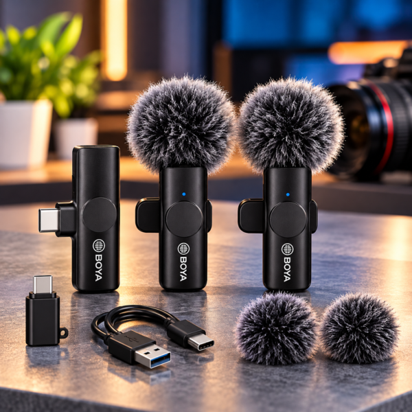 BOYA BY-F10 Wireless Lavalier Microphone Set